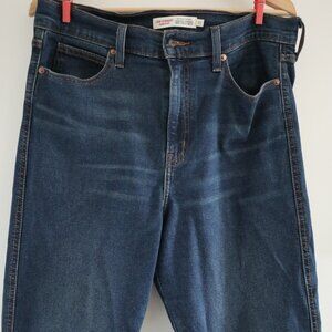Levi Strauss Signature Heritage high rise straight jeans, blue, size 12